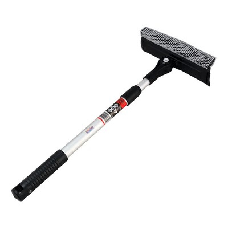 HEYNER HEYNER καθαριστής τζαμιών 407300, τηλεσκοπικός έως 80cm, ασημί/μαύρος