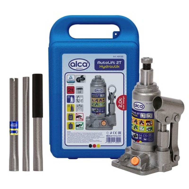 ALCA ALCA υδραυλικός γρύλος μπουκάλας 431020, έως 2 τόνοι, 31cm