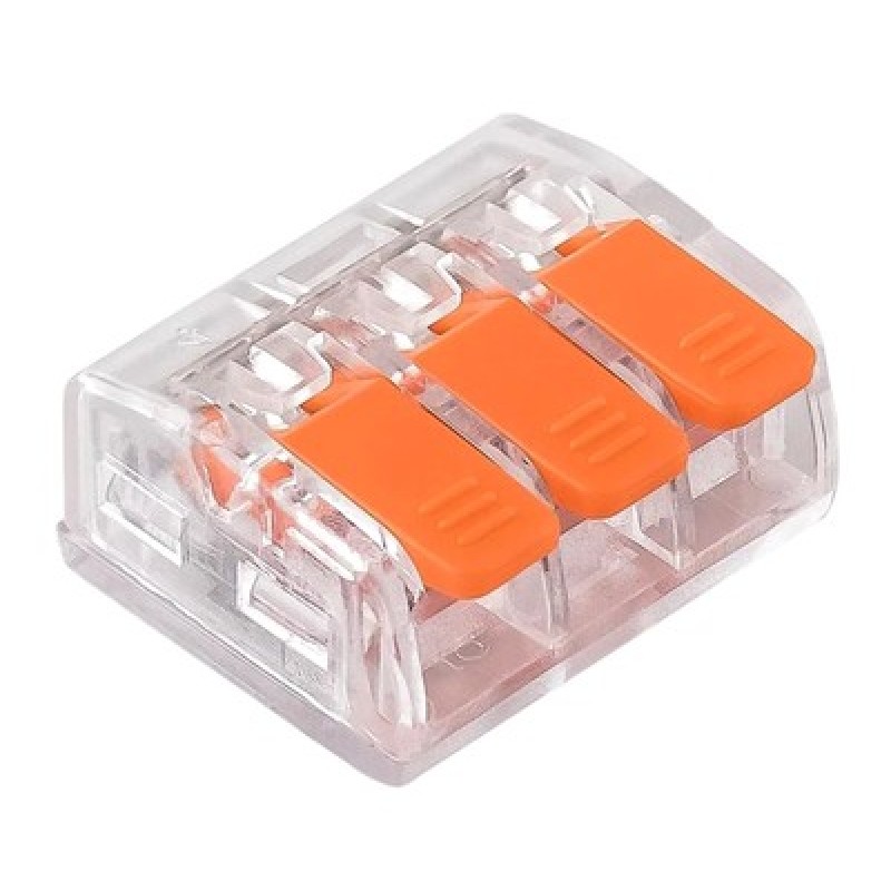 Powertech POWERTECH κλέμα σύνδεσης καλωδίων TOOL-0101, 3pin, 10τμχ