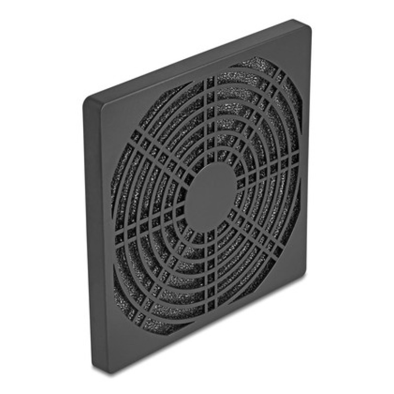 DELOCK DELOCK σχάρα για 120mm ανεμιστήρα 67313 με φίλτρο σκόνης, πλαστική, μαύρη