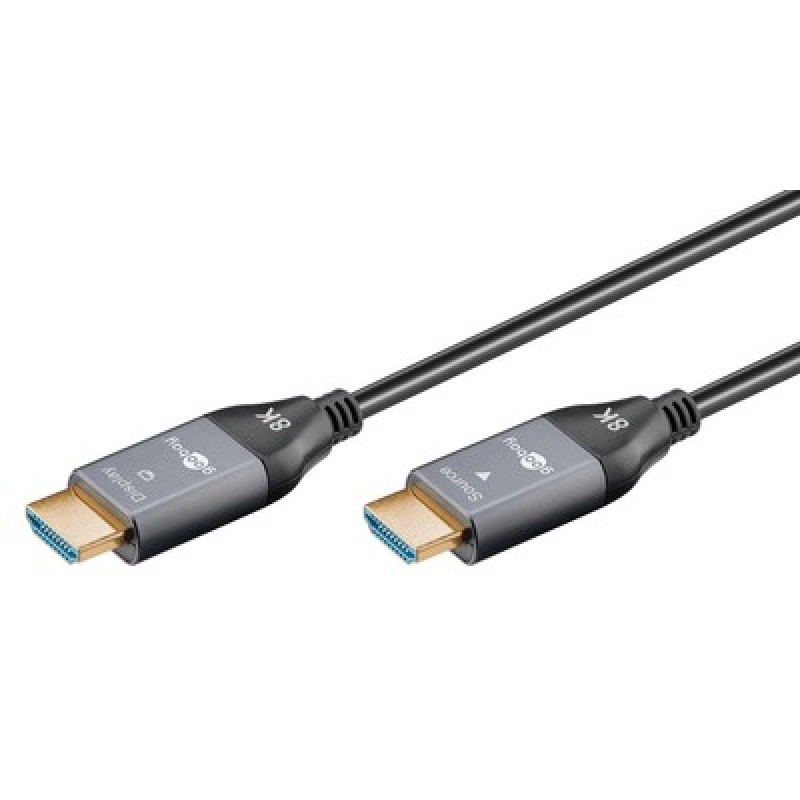 GOOBAY GOOBAY καλώδιο HDMI 2.1 76274 με Ethernet, 8K/60Hz, 48 Gbps, 10m, μαύρο