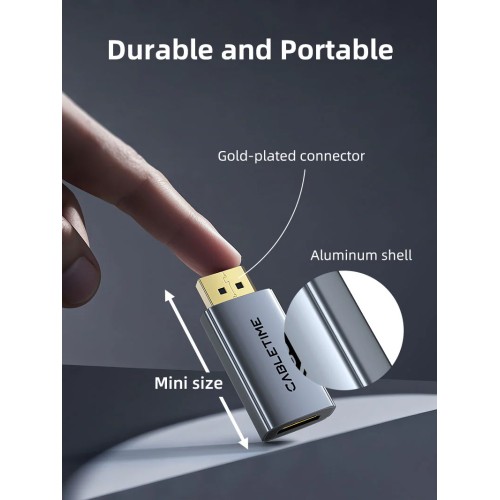 CABLETIME CABLETIME αντάπτορας DisplayPort σε HDMI CT-DMHF4K-AG3, 4K/30Hz, γκρι