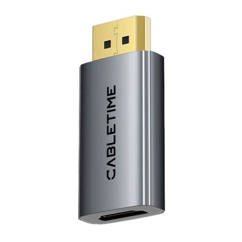CABLETIME CABLETIME αντάπτορας DisplayPort σε HDMI CT-DMHF4K-AG3, 4K/30Hz, γκρι