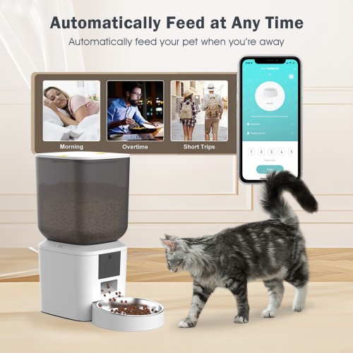 Bruno BRUNO smart ταΐστρα κατοικίδιων BRN-0269, 7L, WiFi, λευκή