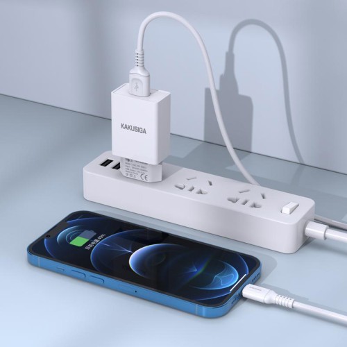 KAKUSIGA KAKUSIGA φορτιστής τοίχου KSC-930, USB, 2.4A, λευκός