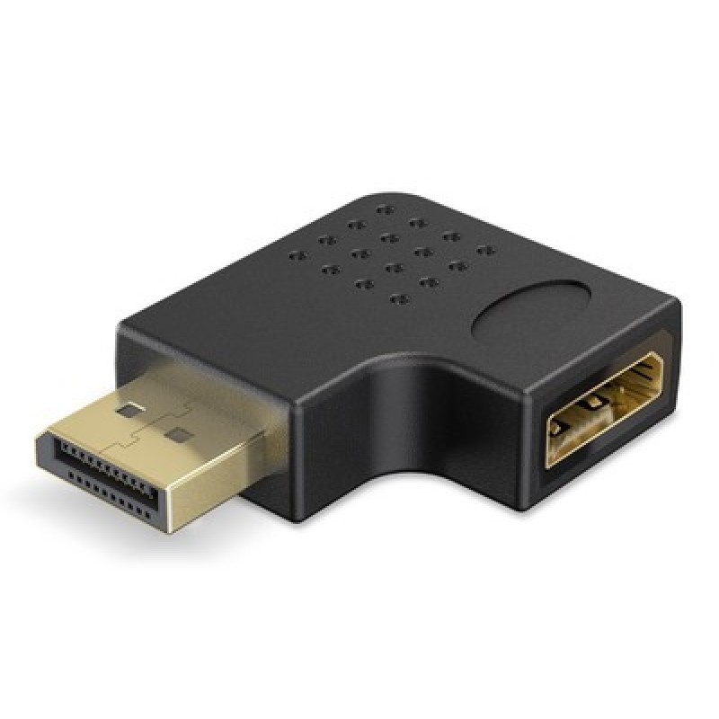 GOOBAY GOOBAY αντάπτορας DisplayPort 77131, 8K/144Hz, γωνιακός, μαύρος