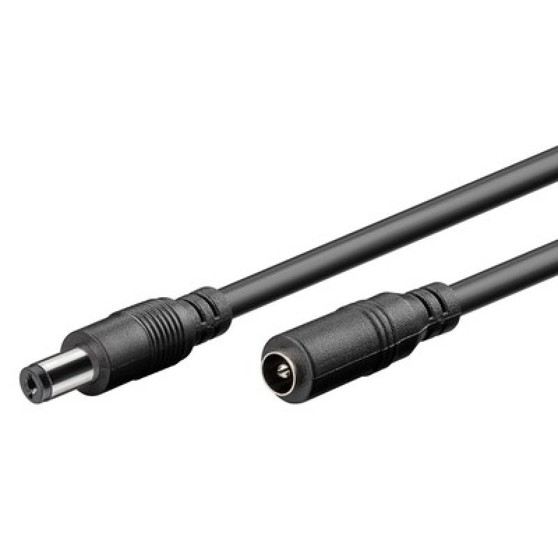 GOOBAY GOOBAY καλώδιο προέκτασης τροφοδοσίας 71399, 5.5x2.1mm, 3m, μαύρο