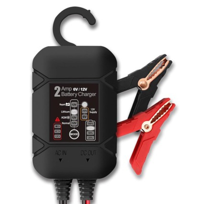 BYGD BYGD φορτιστής & συντηρητής μπαταρίας αυτοκινήτου S2000, 6-12V/2A