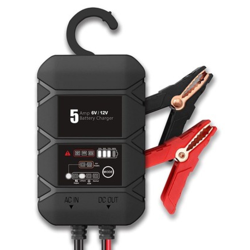 BYGD BYGD φορτιστής & συντηρητής μπαταρίας αυτοκινήτου S5000, 6V/2A 12V/5A