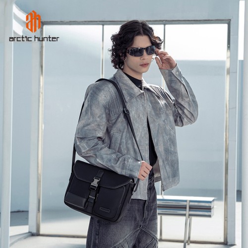 Arctic Hunter ARCTIC HUNTER τσάντα ώμου KB00827, 6L, μαύρη
