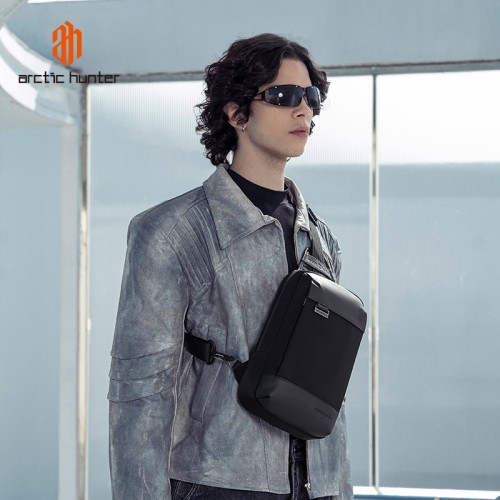 Arctic Hunter ARCTIC HUNTER τσάντα Crossbody XB00829, 3L, μαύρη