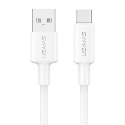 USAMS USAMS καλώδιο USB-C σε USB SJ761, 3A 18W, 480Mbps, 1m, λευκό