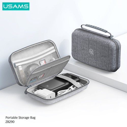 USAMS USAMS θήκη οργάνωσης αξεσουάρ US-ZB290, 22x13x7.8cm, γκρι