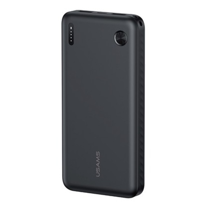 USAMS USAMS power bank CD253, 2x θύρες εξόδου, 10000mAh, 10W, μαύρο