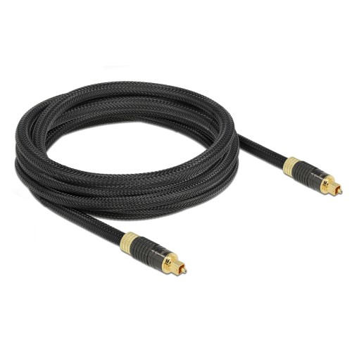 DELOCK DELOCK καλώδιο ήχου Toslink 86594, gold plated, 3m, μαύρο