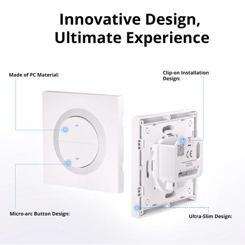 SONOFF SONOFF θήκη για smart διακόπτη ERBS, πλαστική, λευκή