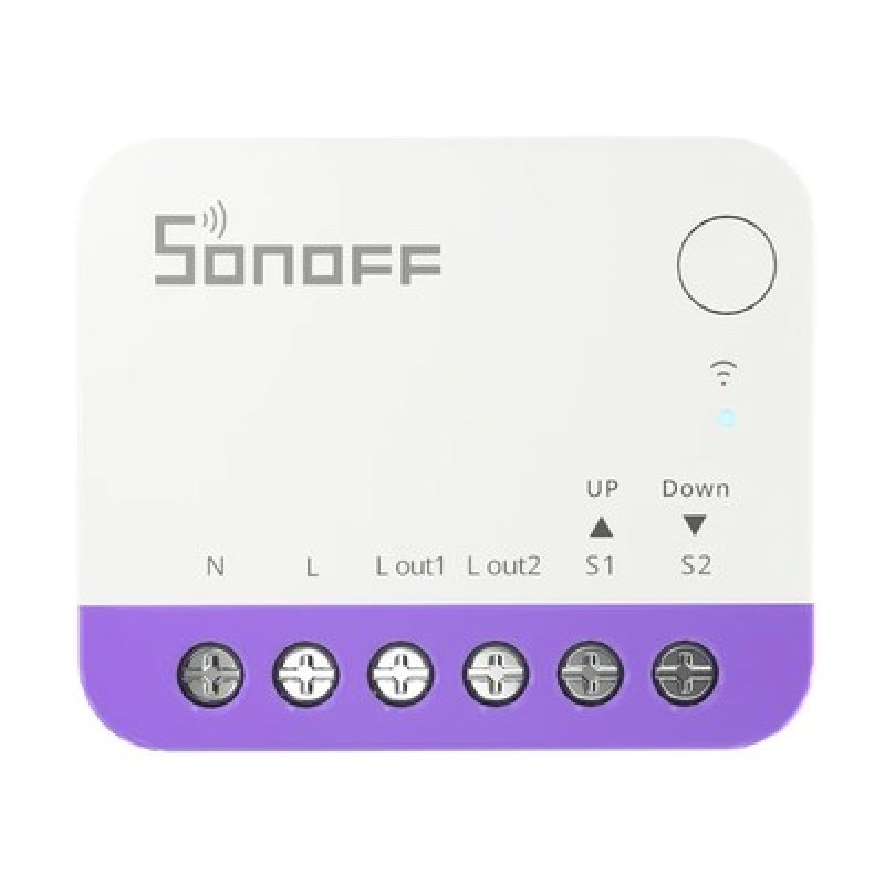 SONOFF SONOFF smart διακόπτης MINI-RBS για μηχανισμό κουρτινών, WiFi, συμβατός με Matter, λευκός