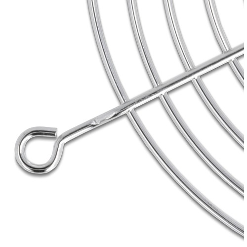 DELOCK DELOCK σχάρα για 120mm ανεμιστήρα 67308, μεταλλική, ασημί