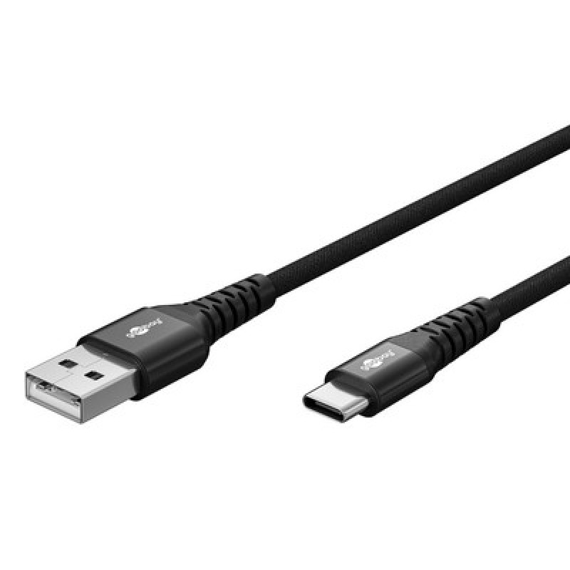 GOOBAY GOOBAY καλώδιο USB-C σε USB 74527, 60W, 480Mbps, 2m, μαύρο