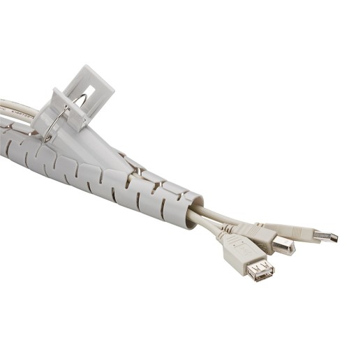 GOOBAY GOOBAY δεματικό καλωδίων 51922, πλαστικό, Φ20mm, 2.5m, γκρι