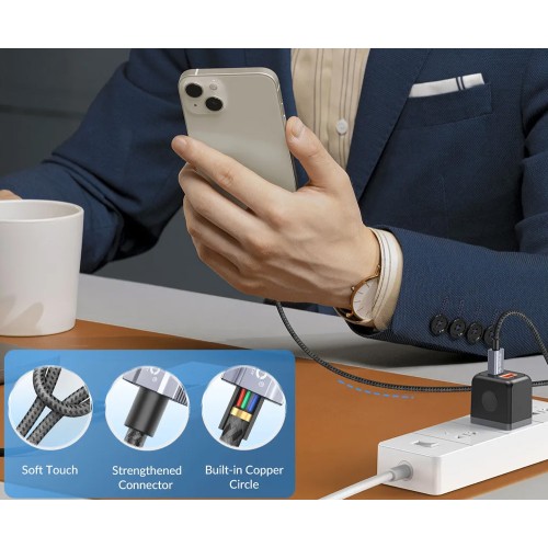 ORICO ORICO καλώδιο Lightning σε USB-C GQA29, 29W, 480Mbps, 1m, μαύρο