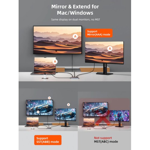 CABLETIME CABLETIME HDMI splitter CT-HSP4K2-AG, 1 σε 2, 4K/60Hz, uni-directional, γκρι