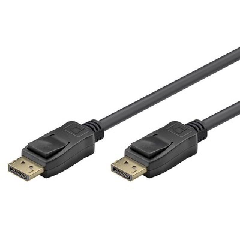 GOOBAY GOOBAY καλώδιο DisplayPort 74777, VESA Certified, 8K/60Hz, 32.4 Gbps, 1m, μαύρο