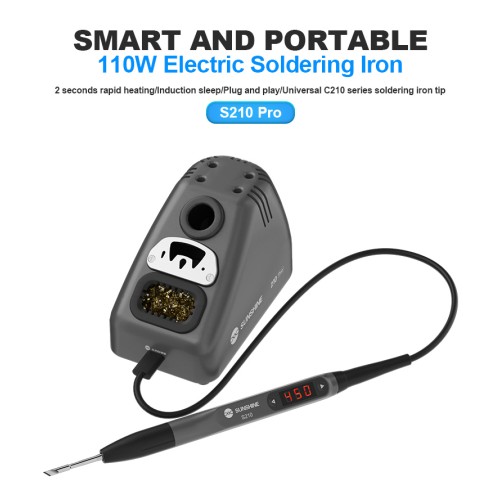 SUNSHINE SUNSHINE σταθμός κόλλησης 210 Pro με κολλητήρι, 110W, 100~450 °C