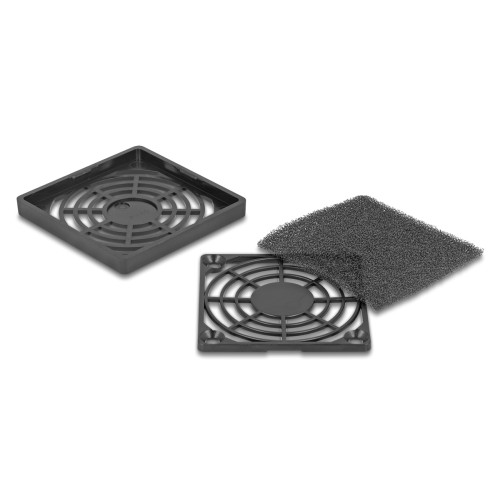 DELOCK DELOCK σχάρα για 60mm ανεμιστήρα 67310 με φίλτρο σκόνης, πλαστική, μαύρη