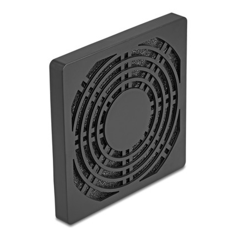 DELOCK DELOCK σχάρα για 92mm ανεμιστήρα 67312 με φίλτρο σκόνης, πλαστική, μαύρη