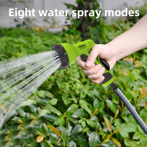 DELI DELI πιστόλι νερού DL8760A με 8 λειτουργίες ψεκασμού, 3/4