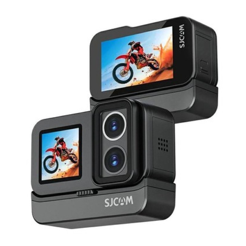 SJCAM SJCAM action camera SJ20 με 2x φακούς, 2x οθόνες, 20MP/4K, WiFi, αδιάβροχη θήκη, μαύρη
