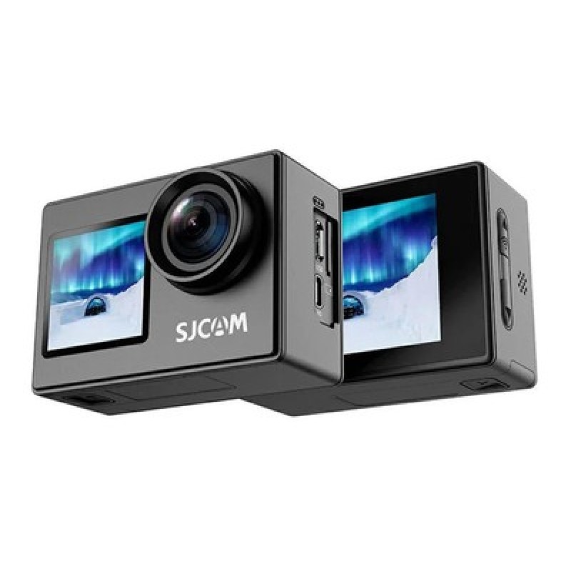SJCAM SJCAM action camera SJ4000 Dual Screen, 2x οθόνες, 16MP/4K, WiFi, αδιάβροχη θήκη, μαύρη
