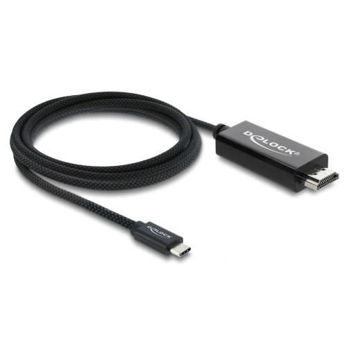 DELOCK DELOCK καλώδιο USB-C σε HDMI 81704, 4K/60Hz, 2m, μαύρο