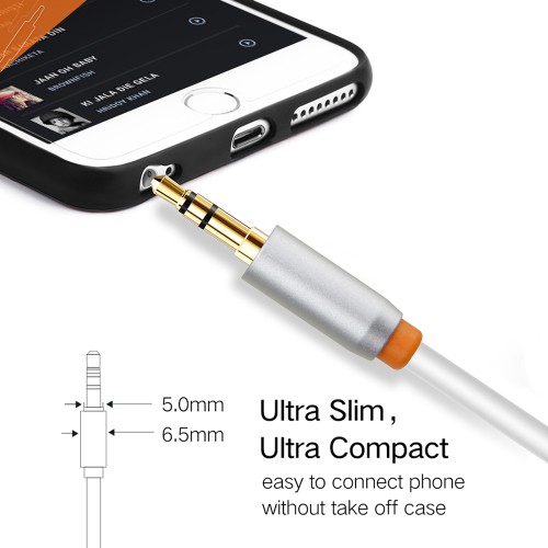CABLETIME CABLETIME καλώδιο ήχου 3.5mm CT-AV311-P11RG, γωνιακό, gold plated, 3m, λευκό