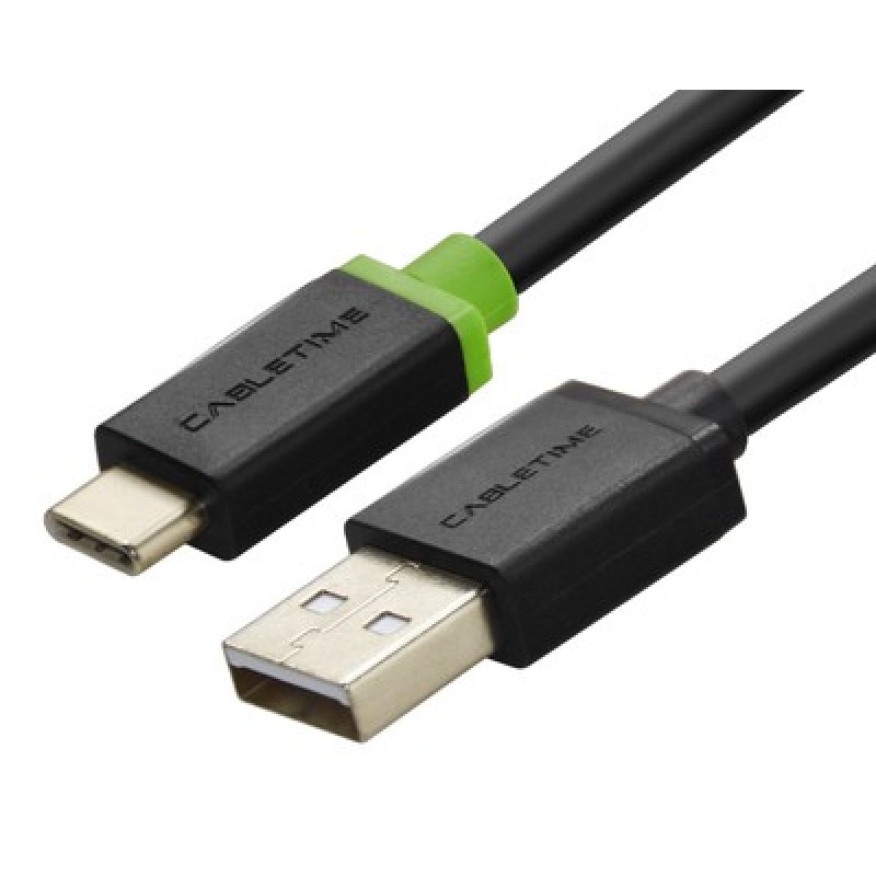 CABLETIME CABLETIME καλώδιο USB-C σε USB CT-U32-CMAMG, 3A, 480Mbps, 2m, μαύρο