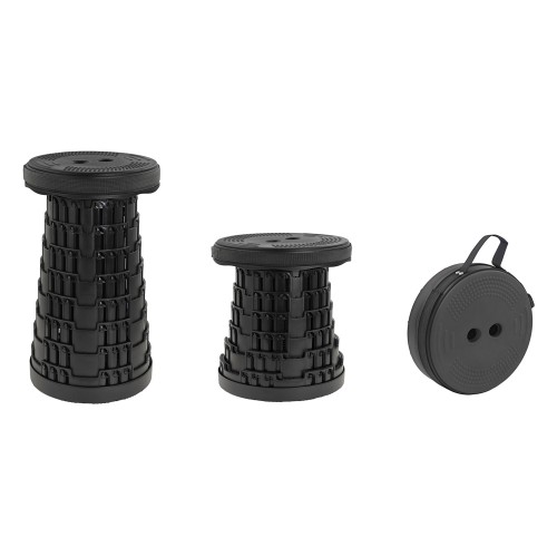 HOME USE HOME USE πτυσσόμενο καρεκλάκι HUH-0262 με μαξιλάρι, αντοχή έως 250kg, 25.5x45.5cm, μαύρο