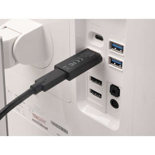 DELOCK DELOCK αντάπτορας DisplayPort σε USB-C 61078, 8K/60Hz, μαύρος