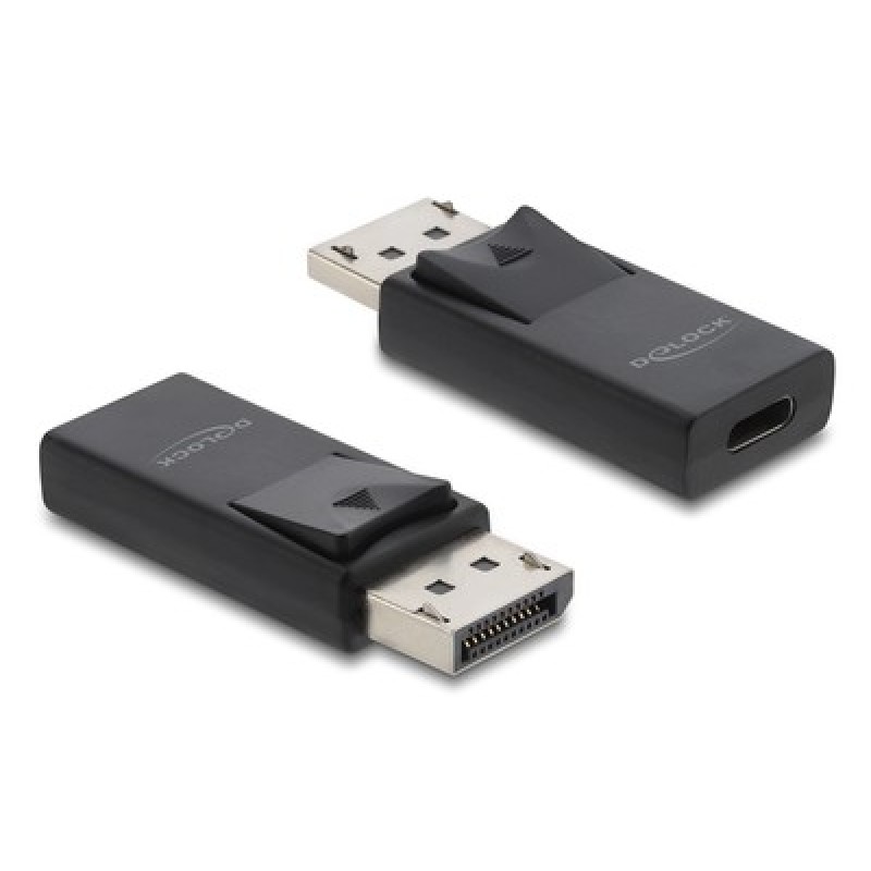 DELOCK DELOCK αντάπτορας DisplayPort σε USB-C 61078, 8K/60Hz, μαύρος