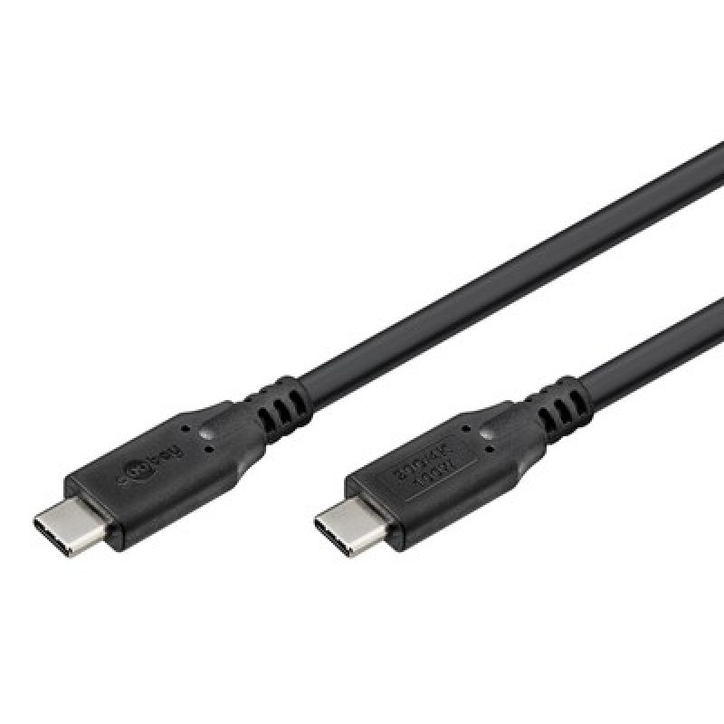 GOOBAY GOOBAY καλώδιο USB-C 74198, USB4, 100W, 20Gbps, 4K/60Hz, 3m, μαύρο