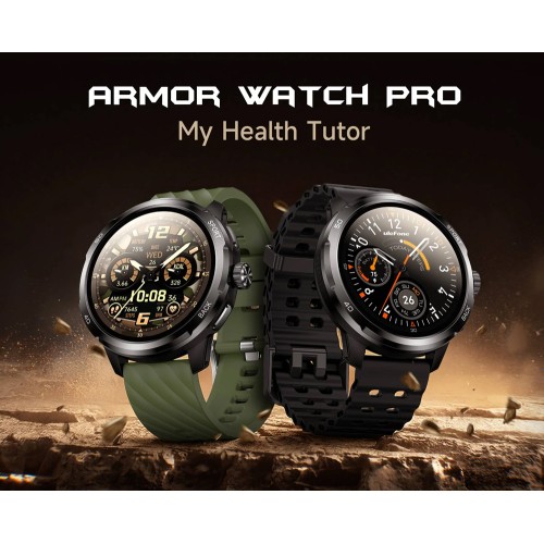 ULEFONE ULEFONE smartwatch Armor Watch Pro, 2x λουράκια, heart rate, 1.50
