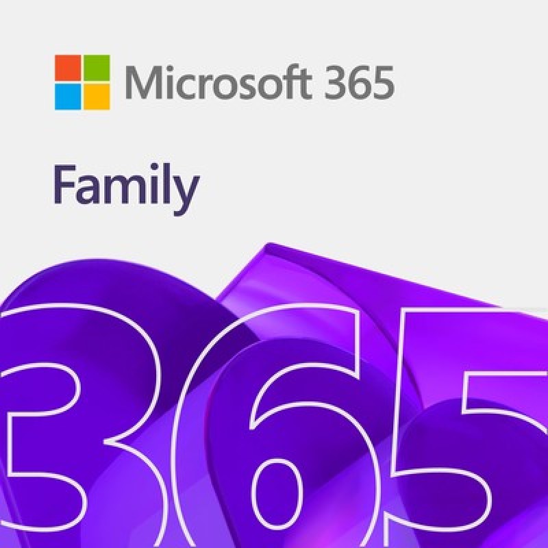 Microsoft MICROSOFT 365 Family ESD, έως 6 χρήστες, 1 έτος, Eurozone