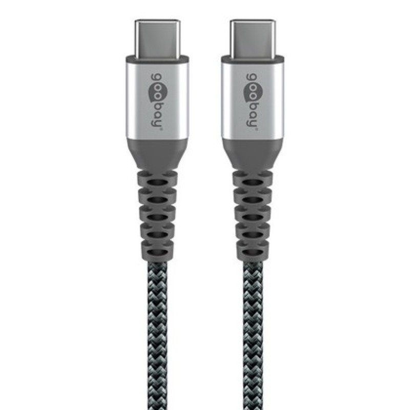 GOOBAY GOOBAY καλώδιο USB-C 79559, 60W, 480Mbps, 0.15m, μαύρο