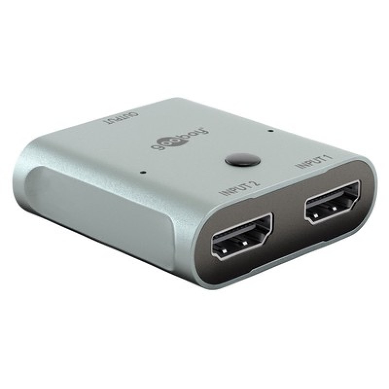 GOOBAY GOOBAY HDMI switch 77791, 2 σε 1, 8K/60Hz, γκρι