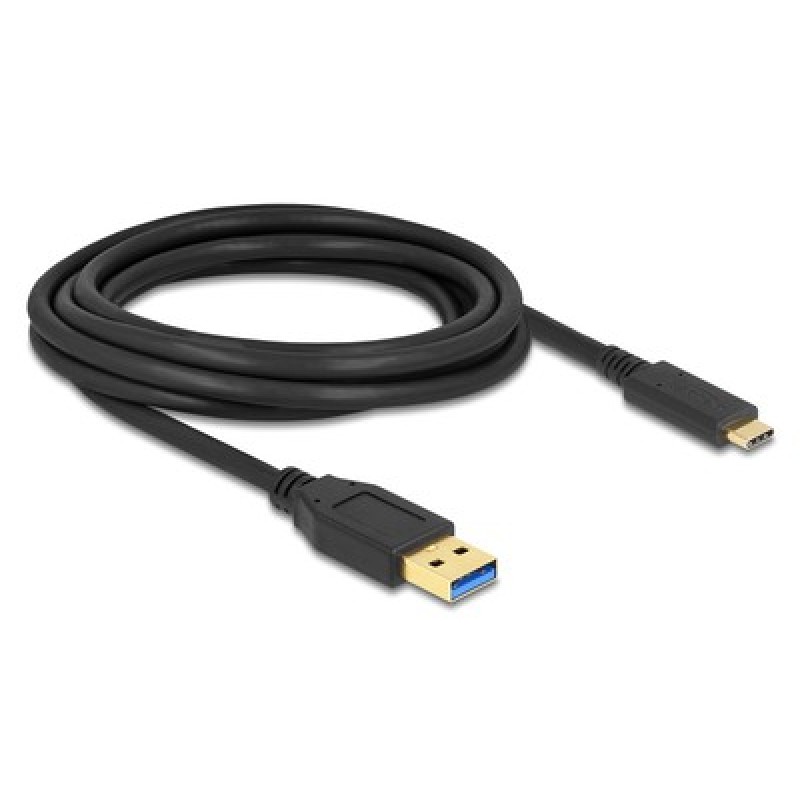 DELOCK DELOCK καλώδιο USB-C σε USB 84006, 10Gbps, 3m, μαύρο