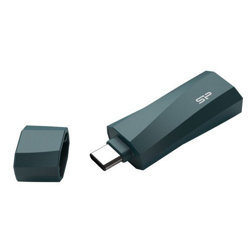 SILICON POWER SILICON POWER USB-C Flash Drive Mobile C07, 64GB, USB 3.2, μπλε