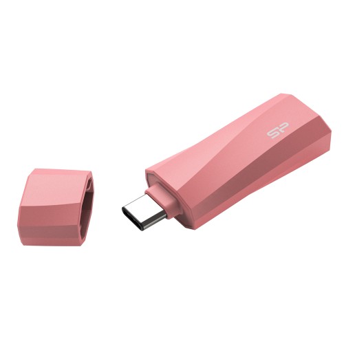 SILICON POWER SILICON POWER USB-C Flash Drive Mobile C07, 64GB, USB 3.2, ροζ