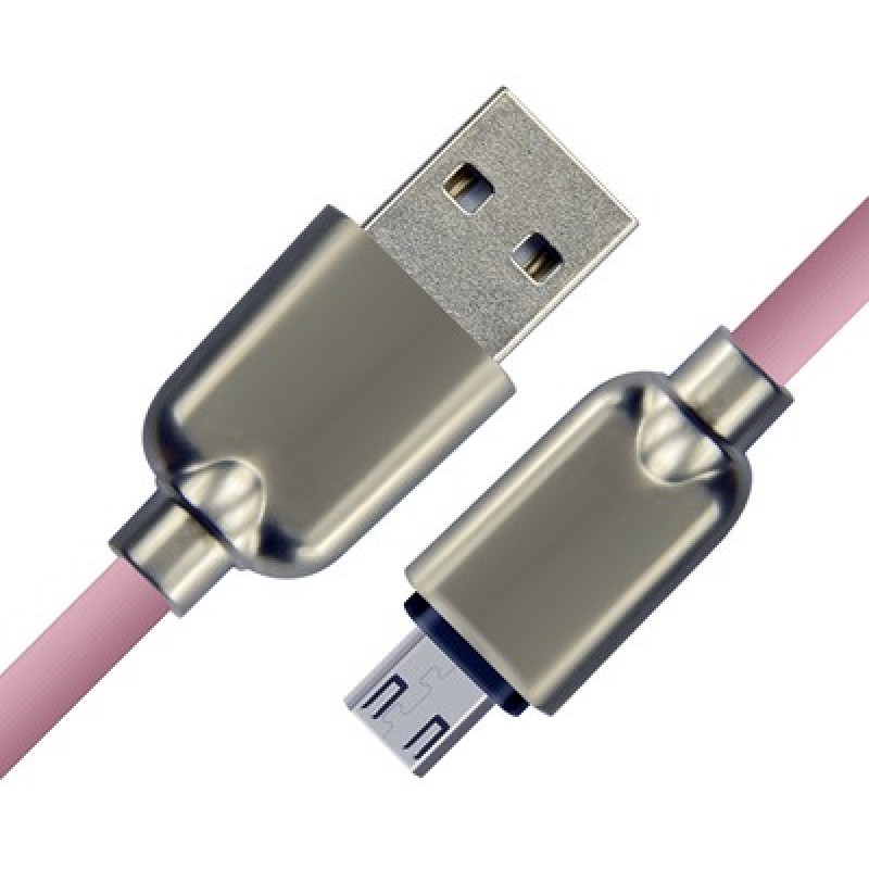 CABLETIME CABLETIME καλώδιο micro USB σε USB CT-PE32-ZFMC, 2A, 480Mbps, 1m, ροζ