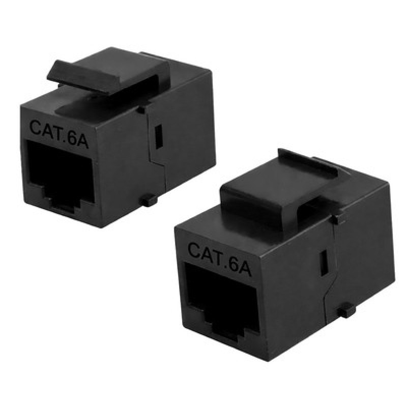 Powertech POWERTECH Keystone module RJ45 CAB-N463, CAT 6A UTP, μαύρο