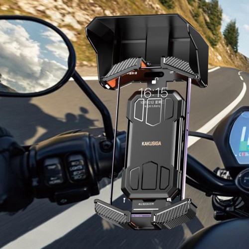 KAKUSIGA KAKUSIGA βάση ποδηλάτου/μηχανής για smartphone KSC-1594, μαύρη